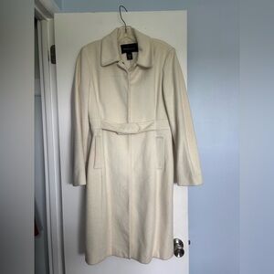 Moda International Vintage Victoria’s Secret Y2K Cream Wool Coat